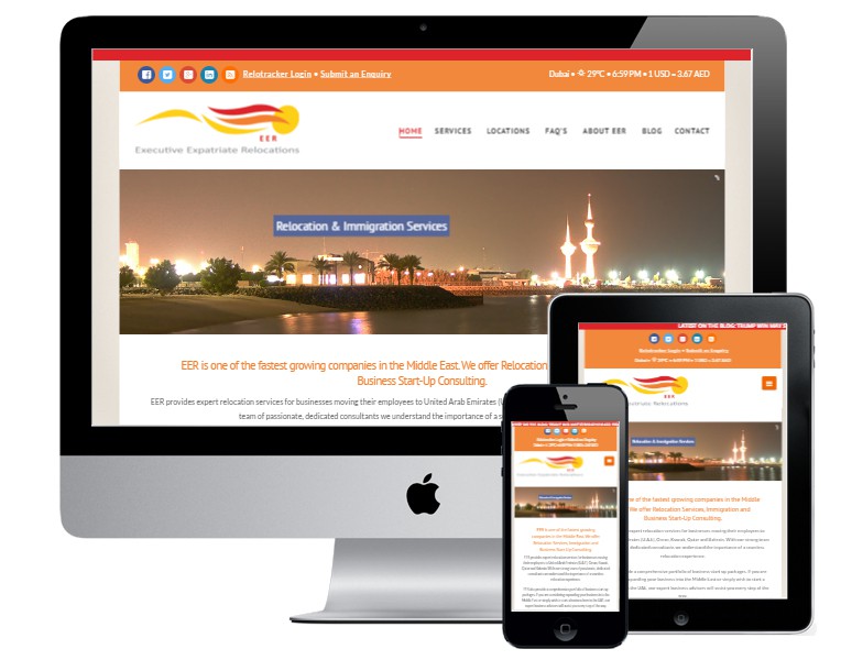 EER Middle East Corporate Website
